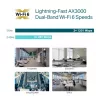 TP-Link Omada AX3000 plafondmontage WiFi 6 access point, 2,4 GHz, 5 GHz, 2976 Mbit/s, HTTPS, SNMP, SNMPv2, SNMPv3, SSH, WPA, WPA2, WPA3, 10/100/1000 Mbit/s