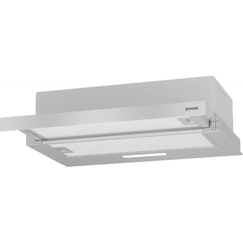 Inbouw-dampkap Gorenje TH62E3X, aluminiumfilter, geluidsniveau: gemiddeld