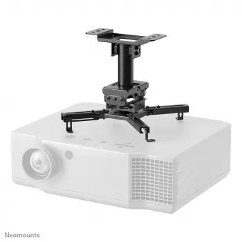 Neomounts CL25-530BL1 beamer-plafondsteun - hoogte 25,5 cm - eenvoudige installatie - volledig beweegbaar