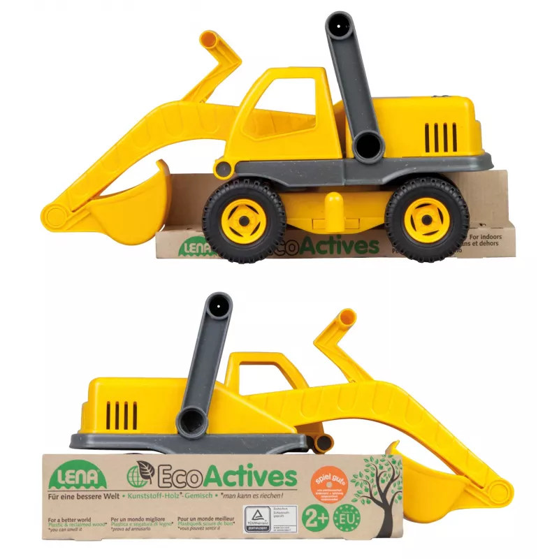 Graafmachine Lena EcoActives 04211 kunststof hout zwart grijs geel