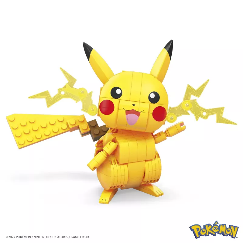 MEGA Pokémon bouwset Pikachu (211 onderdelen) met 1 actiefiguur voor kinderen