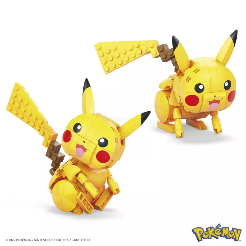 MEGA Pokémon bouwset Pikachu (211 onderdelen) met 1 actiefiguur voor kinderen