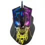 Gaming-muis DEFENDER BULLETSTORM GM-928 — optisch, 7200 DPI, dubbelhandig, 6–7 knoppen, USB Type-A, zwart