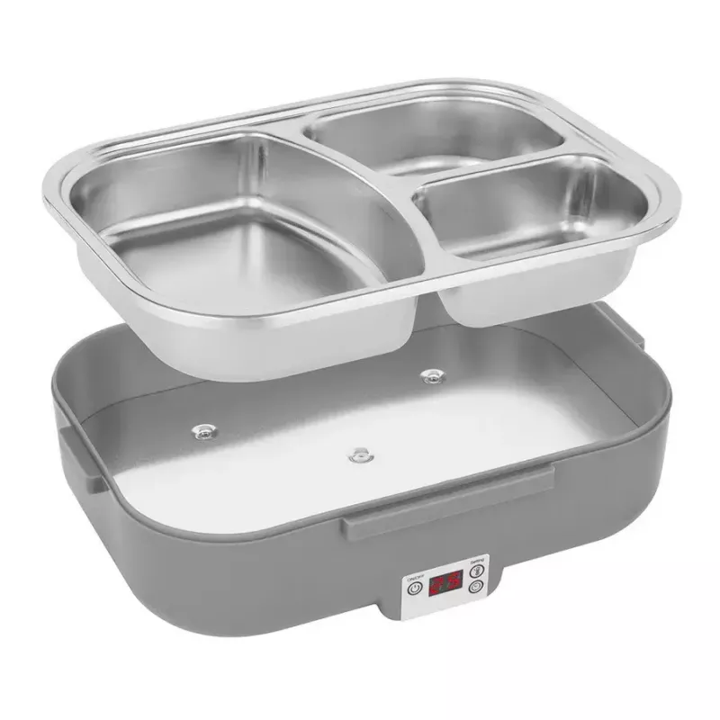 Noveen LB640 elektrische lunchbox, donkergrijs