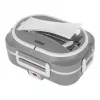 Noveen LB640 elektrische lunchbox, donkergrijs