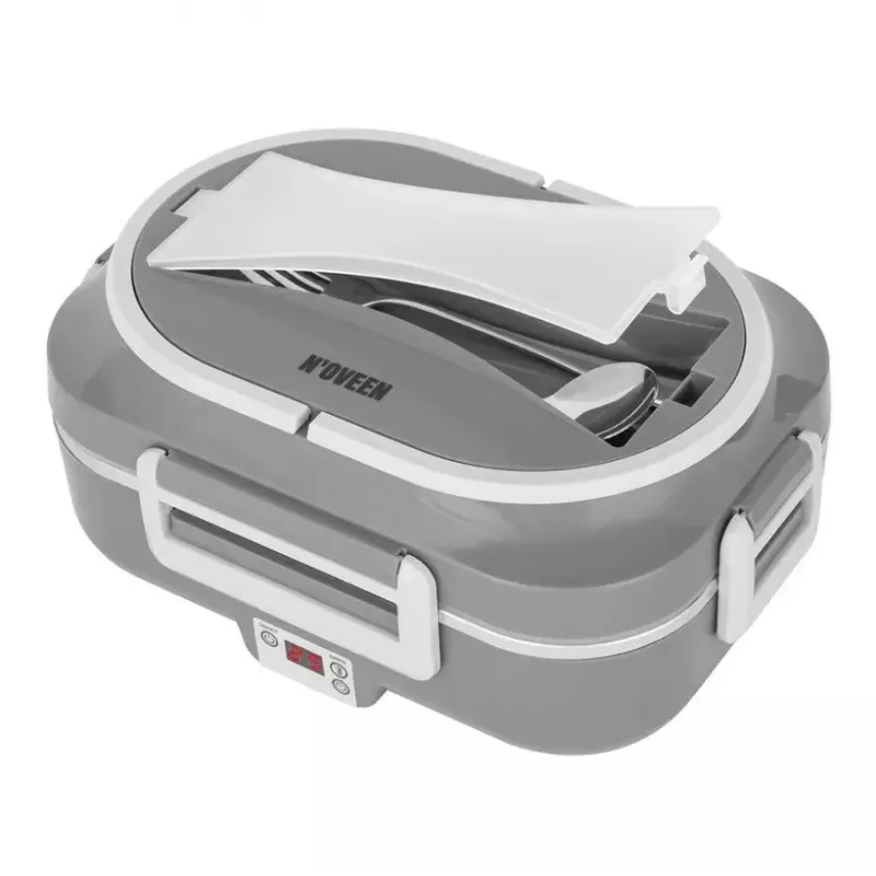 Noveen LB640 elektrische lunchbox, donkergrijs