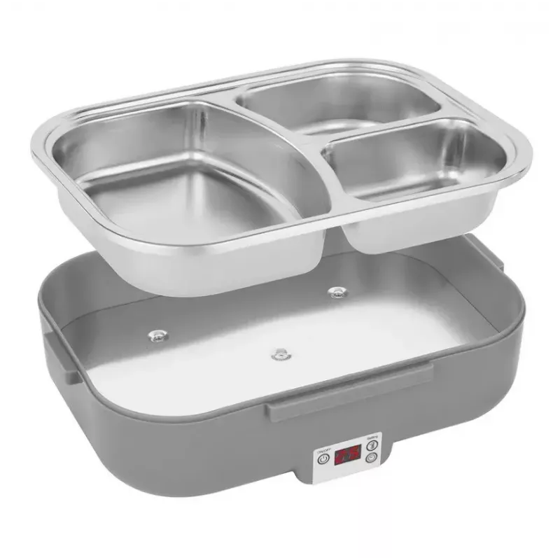 Noveen LB640 elektrische lunchbox, donkergrijs