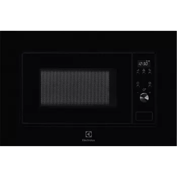 Inbouw-solomagnetron Electrolux LMS2203EMK, 700 W, 5 vermogensstanden, 24,5 cm draaischijf, LED-display, RVS binnenruimte, zwart
