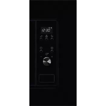 Inbouw-solomagnetron Electrolux LMS2203EMK, 700 W, 5 vermogensstanden, 24,5 cm draaischijf, LED-display, RVS binnenruimte, zwart