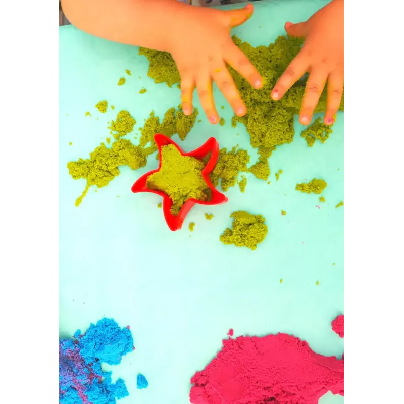 Kinetisch zand voor kinderen Tuban DYNAMIC SAND SET – FARM meerkleurig