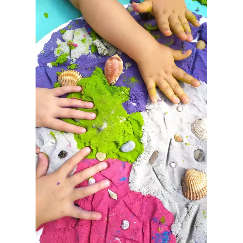 Kinetisch zand voor kinderen Tuban DYNAMIC SAND SET – FARM meerkleurig