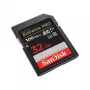 SanDisk Extreme PRO SDHC 32GB geheugenkaart, leessnelheid 100 MB/s, schrijfsnelheid 90 MB/s, UHS-I, Class 10, U3, V30