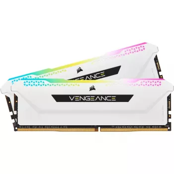 CORSAIR geheugen 32GB DDR4 3200MHz C16 (2x16GB) Vengeance RGB Pro wit