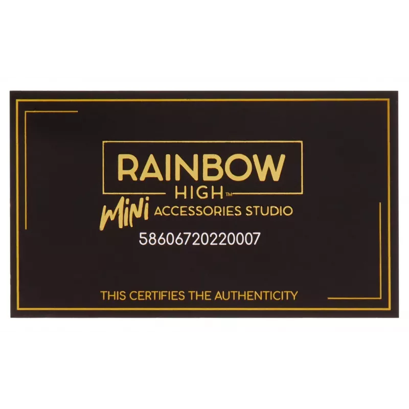 Rainbow High Accessories Studio Series 1, H Assortment in PDQ poppentas