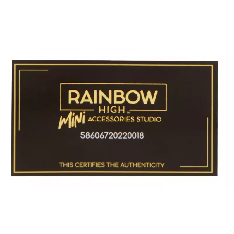 Rainbow High Accessories Studio Series 1, H Assortment in PDQ poppentas