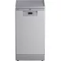 Slimline vaatwasser Beko BDFS15020X, 10 couverts, 45 cm, 47 dB, 5 programma's, invertermotor
