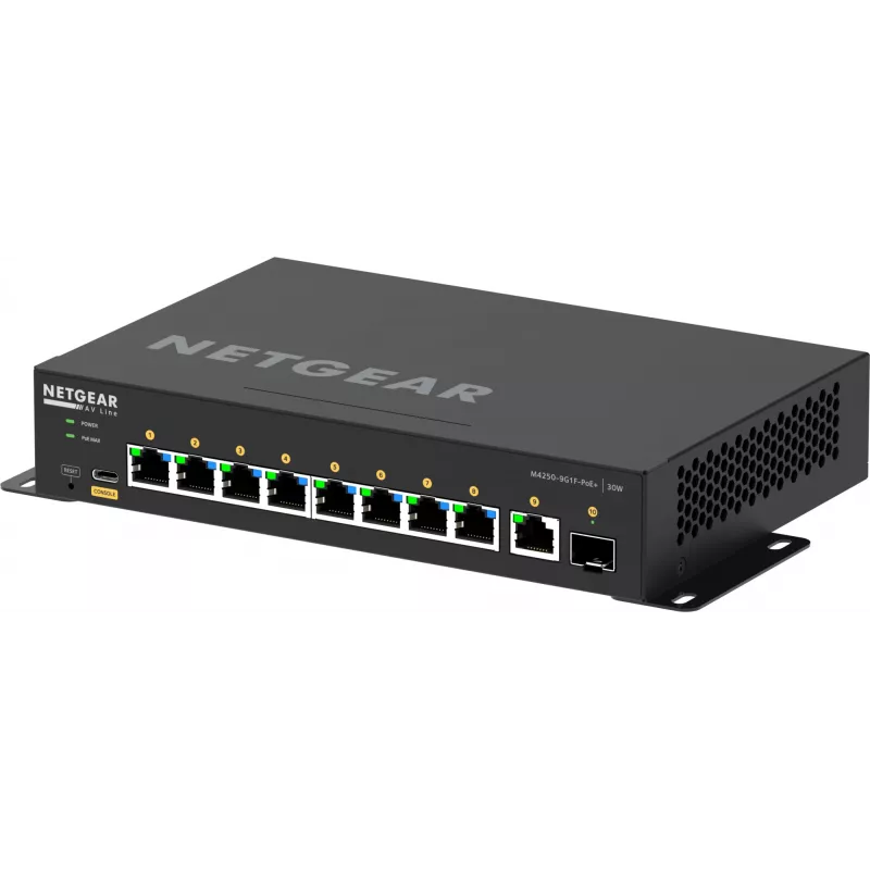 Managed switch NETGEAR GSM4210PD-100EUS 8x1G PoE+ 110W 1xSFP