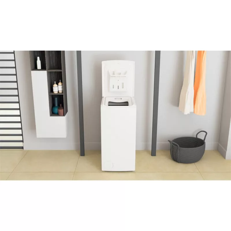 Whirlpool TDLR 6040L PL/N vrijstaande bovenlader wasmachine, 6 kg, 1000 tpm, wit