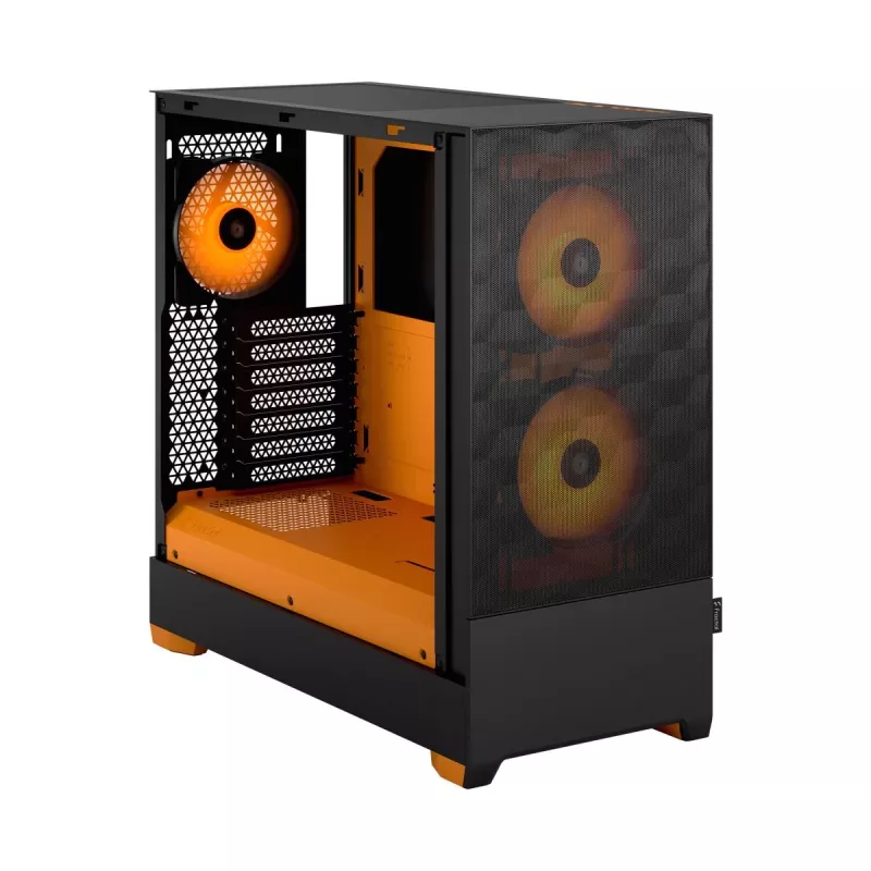 FRACTAL DESIGN Fractal Design Pop Air RGB Orange Core TG Clear Tint