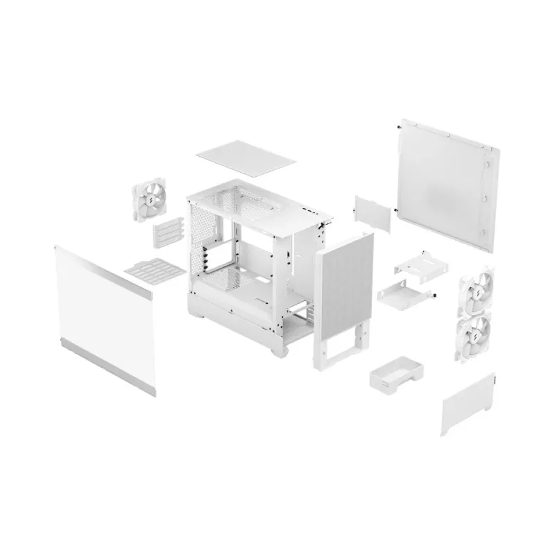 FRACTAL DESIGN Fractal Design Pop Mini Air RGB White TG Clear Tint