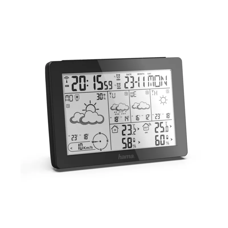 Hama Meteotime zwart batterij