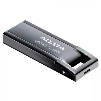 USB-flashdrive ADATA UR340 128 GB USB Type-A 3.2 Gen 2, metalen behuizing, zwart
