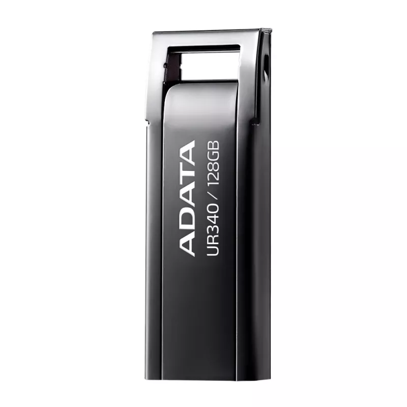 USB-flashdrive ADATA UR340 128 GB USB Type-A 3.2 Gen 2, metalen behuizing, zwart