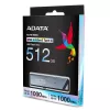 ADATA UE800 USB-stick 512 GB USB Type-C 3.2 Gen 2 (3.1 Gen 2) zilver
