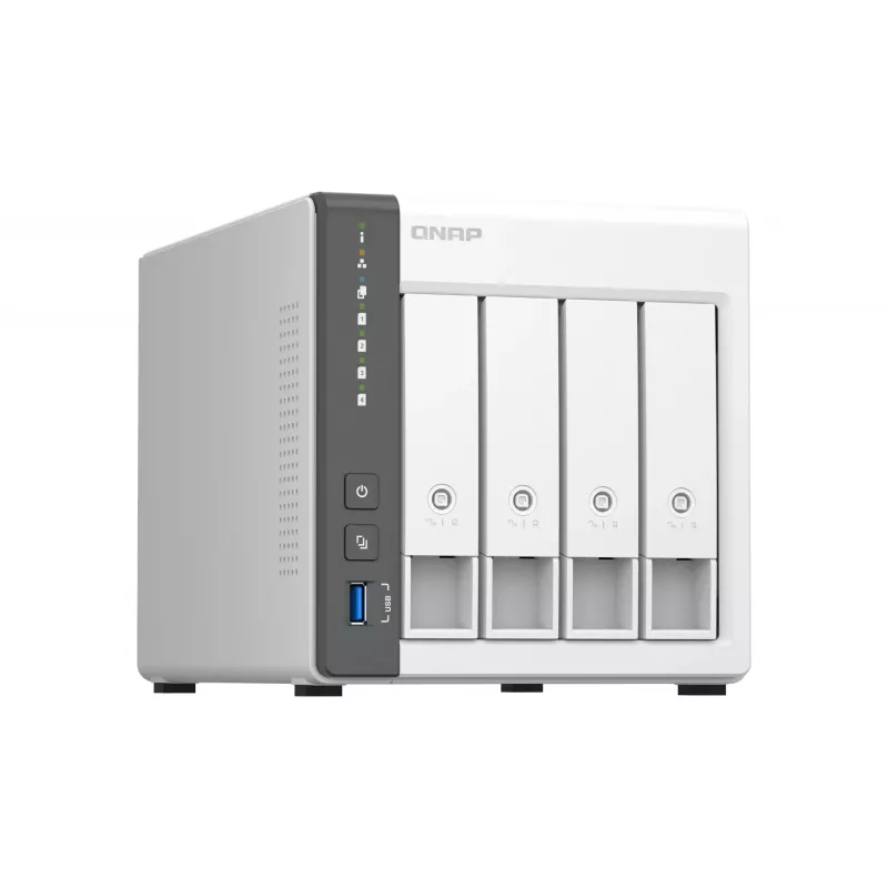 QNAP TS-433 NAS tower ARM Cortex-A55 4 GB 0 TB QNAP QTS wit