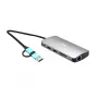i-tec USB 3.0 USB-C/Thunderbolt 3x Display Metal Nano Dock met LAN + Power Delivery 100 W