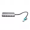 i-tec USB 3.0 USB-C/Thunderbolt 3x Display Metal Nano Dock met LAN + Power Delivery 100 W