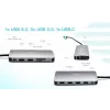 i-tec USB 3.0 USB-C/Thunderbolt 3x Display Metal Nano Dock met LAN + Power Delivery 100 W