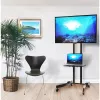 Techly ICA-TR23 mobiele tv-standaard op wielen, 32-70 inch, 40 kg, met plank