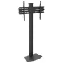 Vloer-tv-standaard TECHLY ICA-TR27 voor 32–55 inch (81,3–139,7 cm), VESA 100x100–600x400, kanteling -15–0°, max. belasting 40 kg, zwart