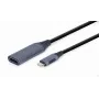 Videokabel-adapter GEMBIRD USB Type-C naar HDMI A-USB3C-HDMI-01, 0,15 m, grijs