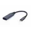 Videokabel-adapter GEMBIRD USB Type-C naar HDMI A-USB3C-HDMI-01, 0,15 m, grijs
