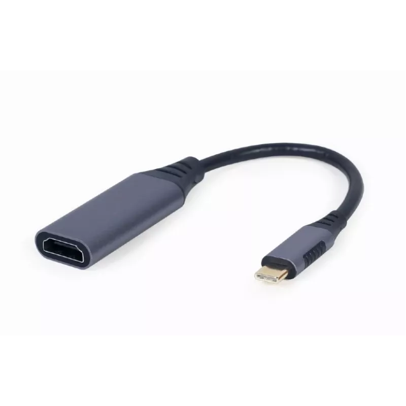 Videokabel-adapter GEMBIRD USB Type-C naar HDMI A-USB3C-HDMI-01, 0,15 m, grijs