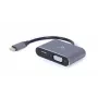 Gembird USB 3.0 Type-A-naar-HDMI + VGA-beeldschermadapter, spacegrijs