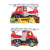 Lena TRUXX SM04535, brandweerauto, 2 jaar, rubber, staal, grijs, rood