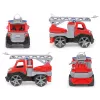 Lena TRUXX SM04535, brandweerauto, 2 jaar, rubber, staal, grijs, rood