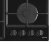 Gorenje GTW641EB kookplaat zwart inbouw 60 cm gas 4 zones