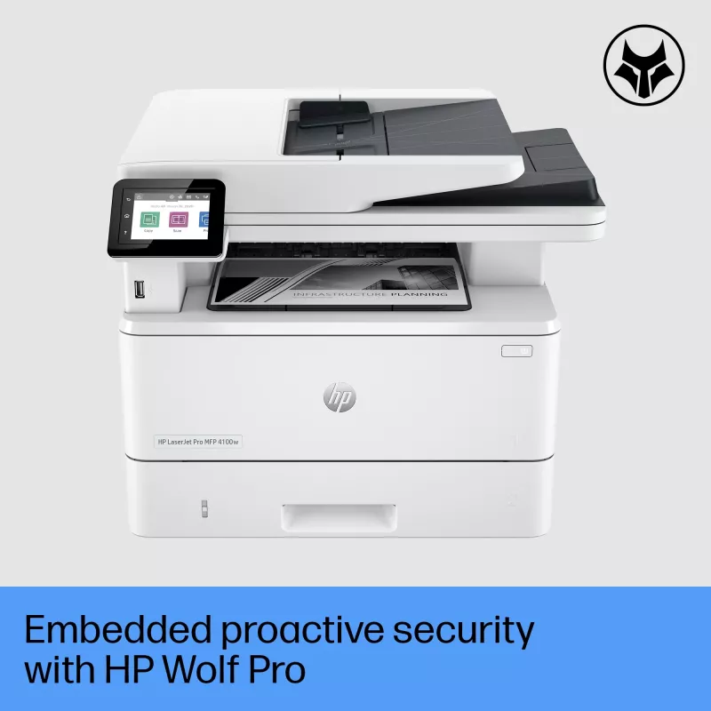 Multifunctionele printer HP LaserJet Pro MFP 4102fdw laser mono printen