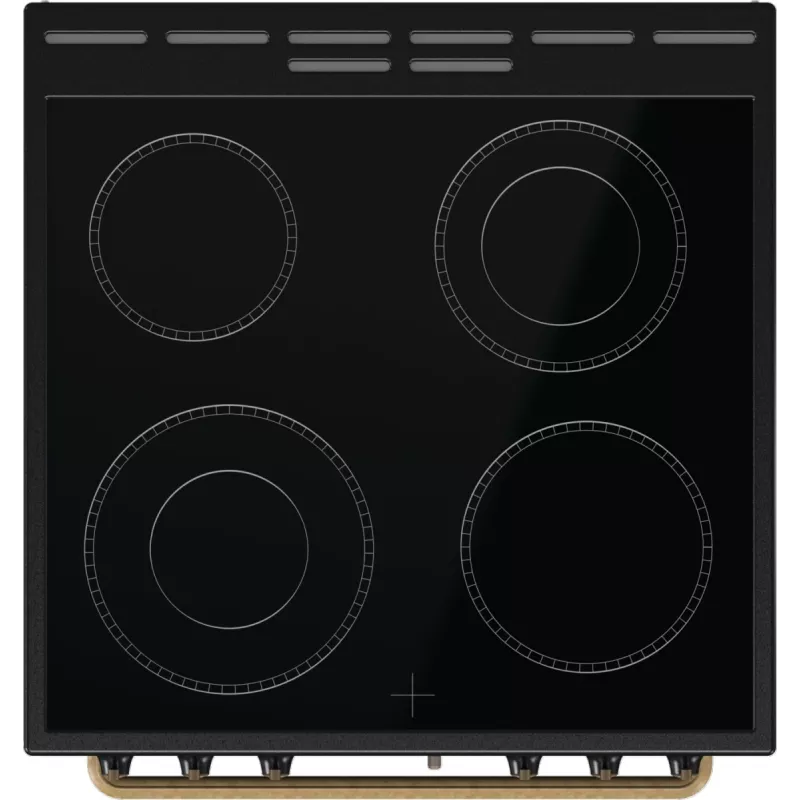 Gorenje GECS6B71CLB fornuis elektrisch keramische kookplaat zwart