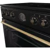 Gorenje GECS6B71CLB fornuis elektrisch keramische kookplaat zwart