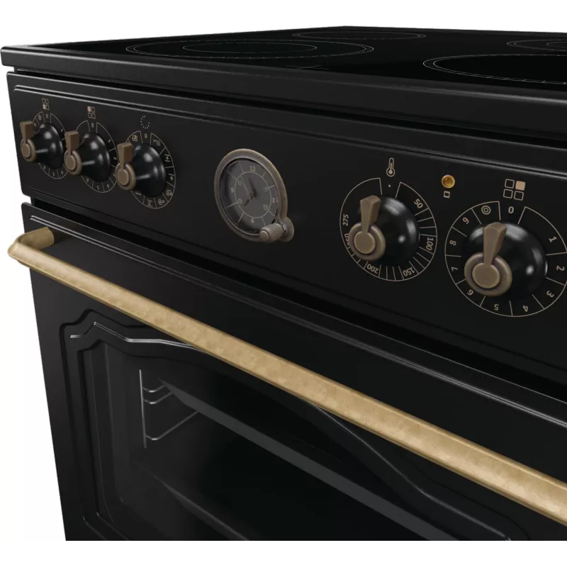 Gorenje GECS6B71CLB fornuis elektrisch keramische kookplaat zwart
