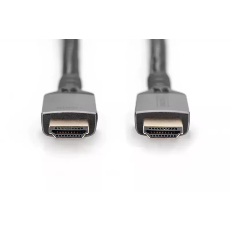 DIGITUS 8K PREMIUM HDMI 2.1 aansluitkabel verguld, ondersteuning 8K/60Hz 1m