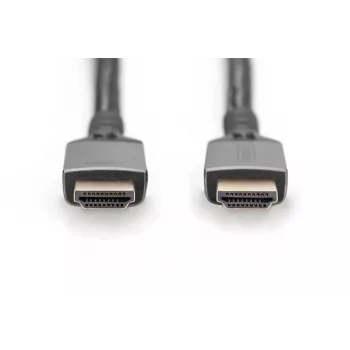 DIGITUS 8K PREMIUM HDMI 2.1 kabel 3m aluminium behuizing, verguld, ondersteunt 8K/60Hz