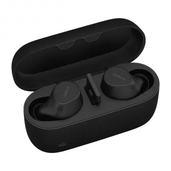 Jabra Evolve2 Buds - USB-A MS Wireless Charging Pad, True Wireless Stereo (TWS), gesprekken/muziek, 5.4 g, headset, zwart