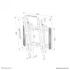 TV-muurbeugel Neomounts WL35-550BL12 max 40kg 24-55in zwart