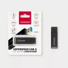 Kaartlezer Axagon CRE-S2N USB 3.2 Gen 1 Type-A zwart